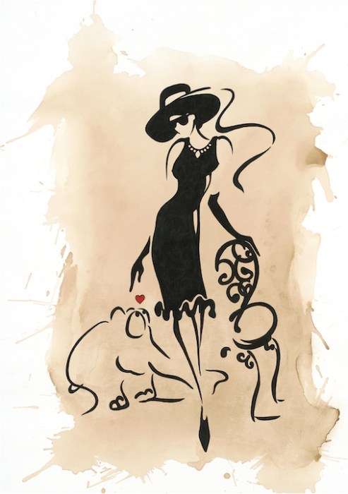 OTTO WAALKES: Elégance (Leinwanddruck)